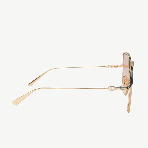 Christian Dior EverDior S1U Gold-Tone Square Sunglasses - Picture 3 of 11